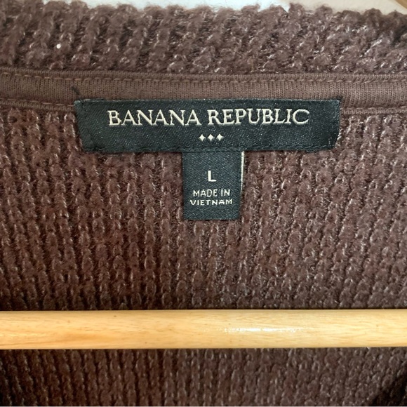 Banana Republic Brown Knit Long Sleeve Top - Picture 3 of 3